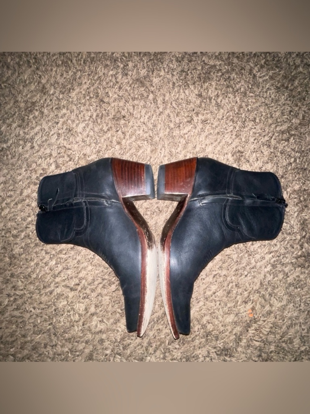 Tecovas The Daisy Scotch Western Ankle Boots 10B, Black - Picture 4 of 16